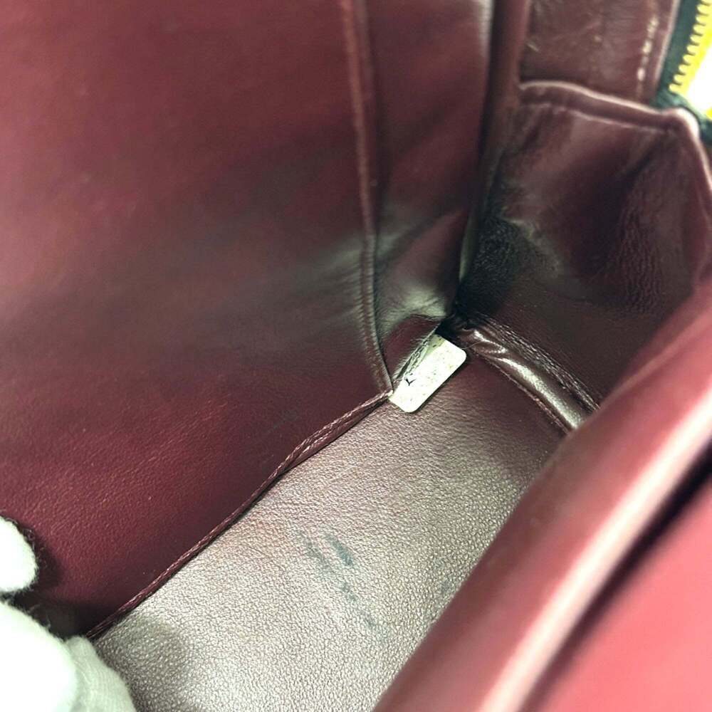 CHANEL Vintage Black Lambskin Leather Logo Shoulder Bag - Picture 12 of 16